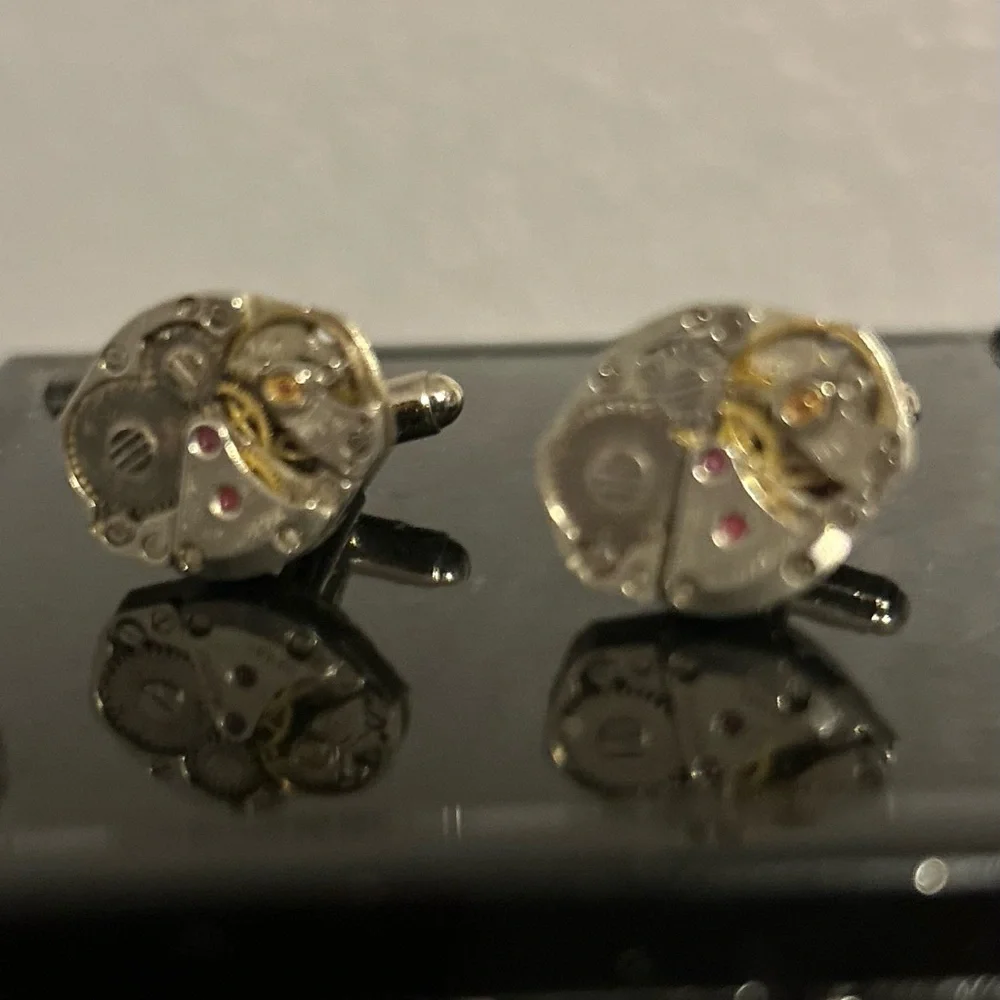 Steampunk Gear Cufflinks